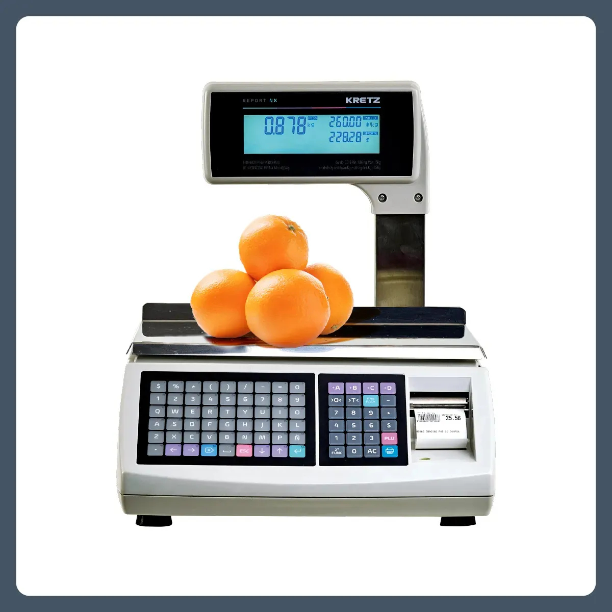 Balanza comercial digital Kretz Report NX Wifi USB 30kg